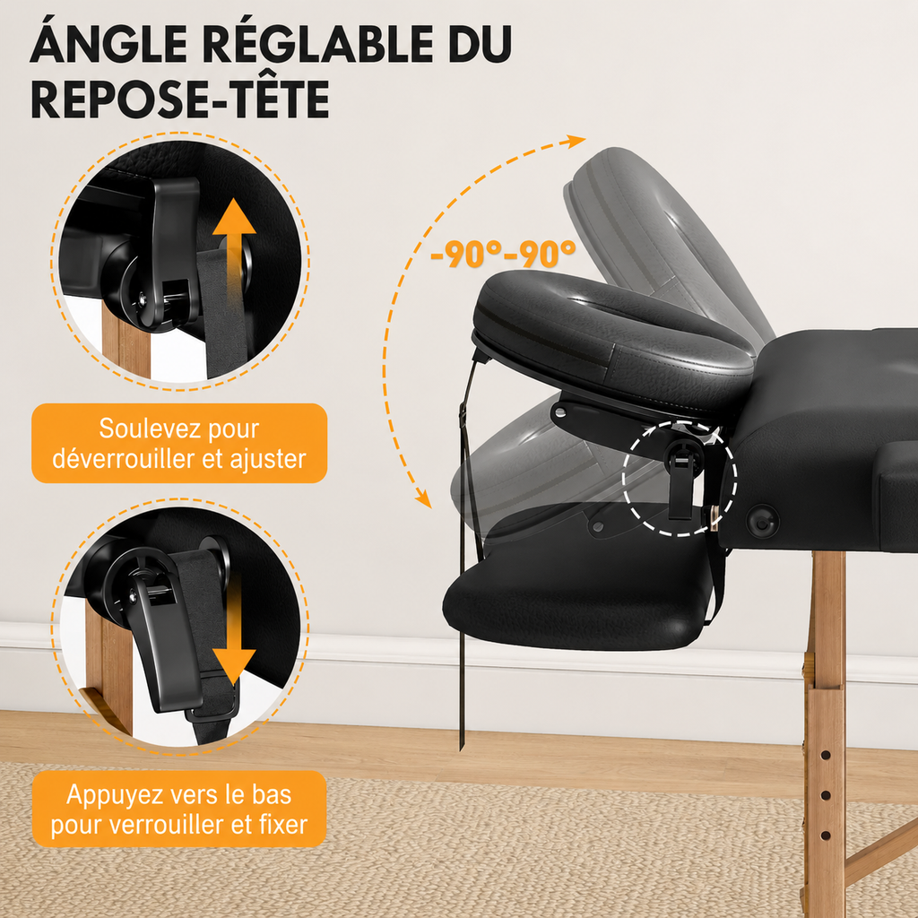 Table de Massage Pliante Professionnelle ELORA | Somelys