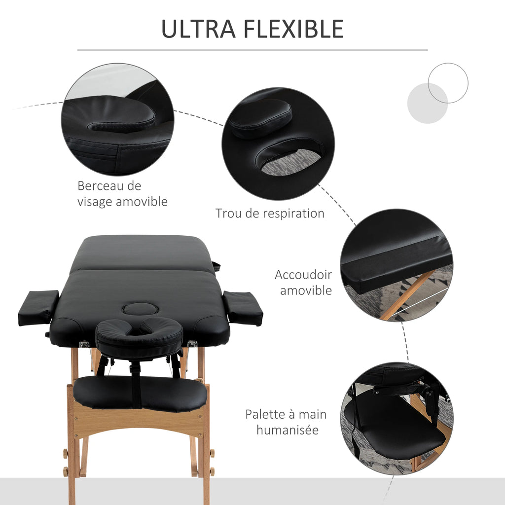 Table de Massage Pliante Professionnelle NAYA | Somelys