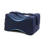 Coussin genoux à mémoire de forme bleu marine