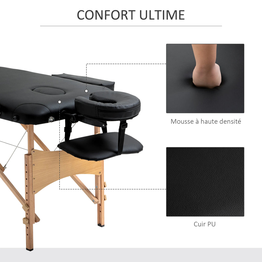 Table de Massage Pliante Professionnelle NAYA | Somelys