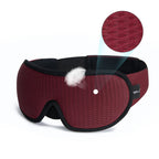 Masque de sommeil 3D occultant rouge