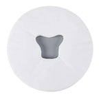 Protection jetable ronde pour têtière, blanche