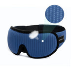 Masque de sommeil 3D occultant bleu