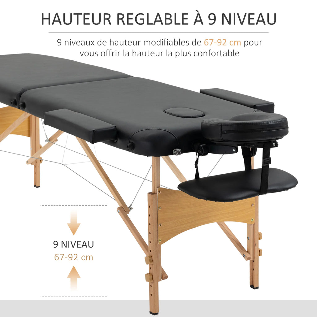 Table de Massage Pliante Professionnelle NAYA | Somelys