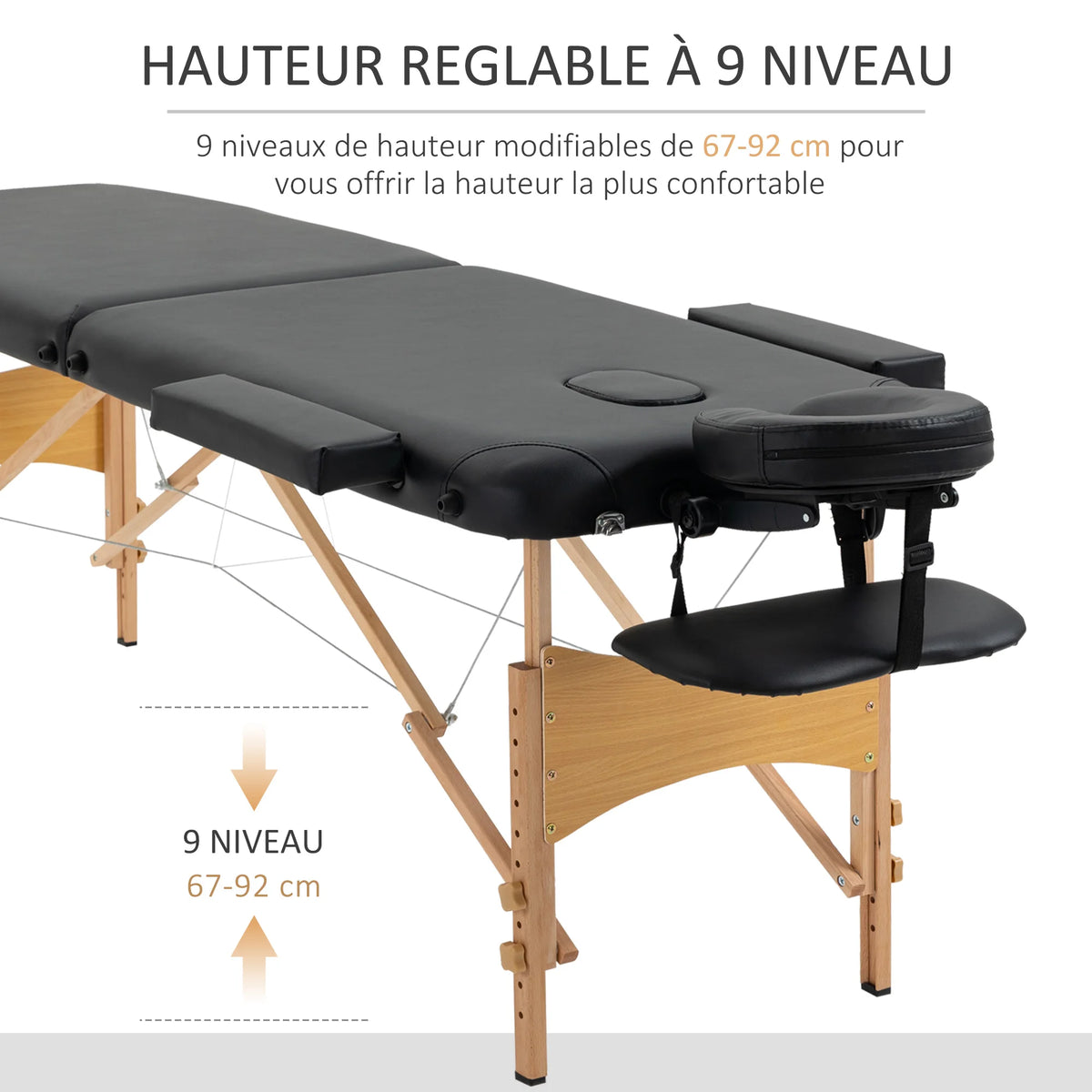 Table de Massage Pliante Professionnelle NAYA | Somelys