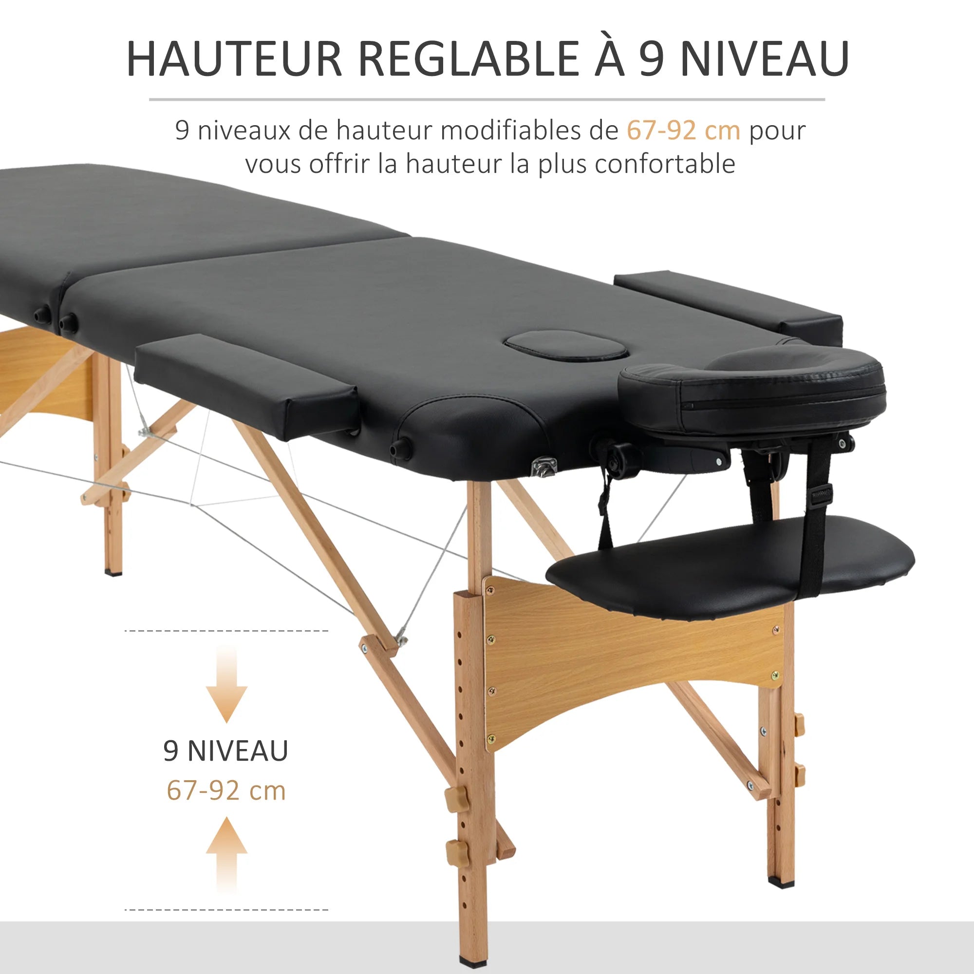Table de Massage Pliante Professionnelle NAYA | Somelys