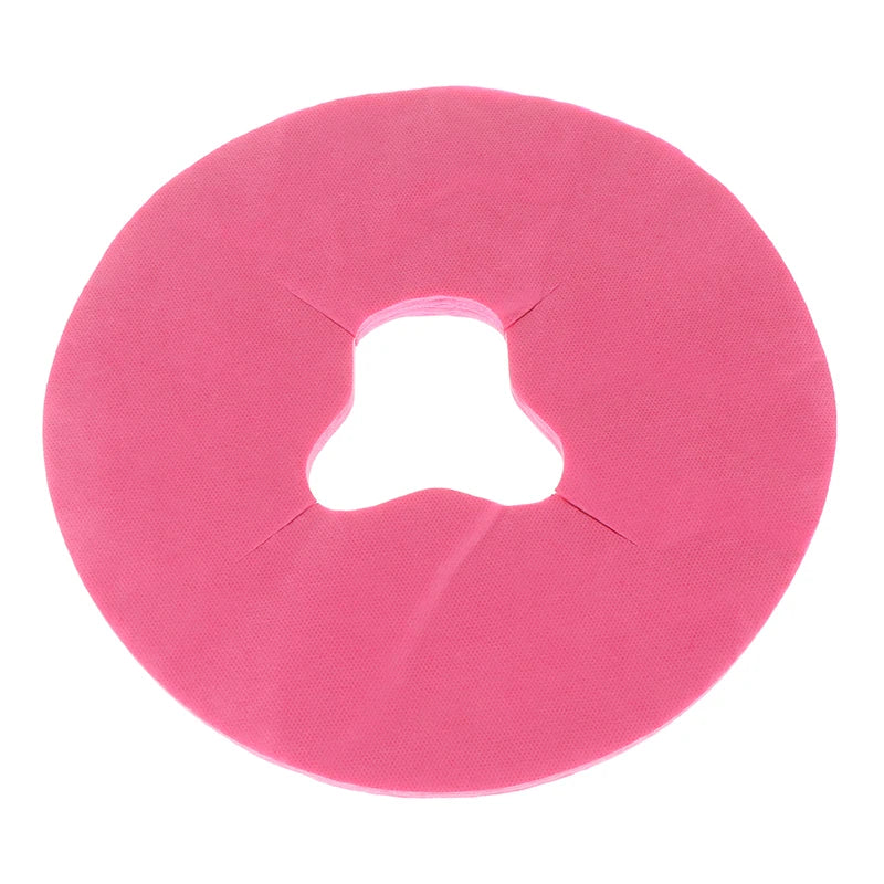 Protection jetable ronde pour têtière, rose