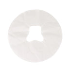 Protection jetable pour têtière blanche, ouverture pour le visage