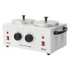 Chauffe-cire double vu de trois quarts