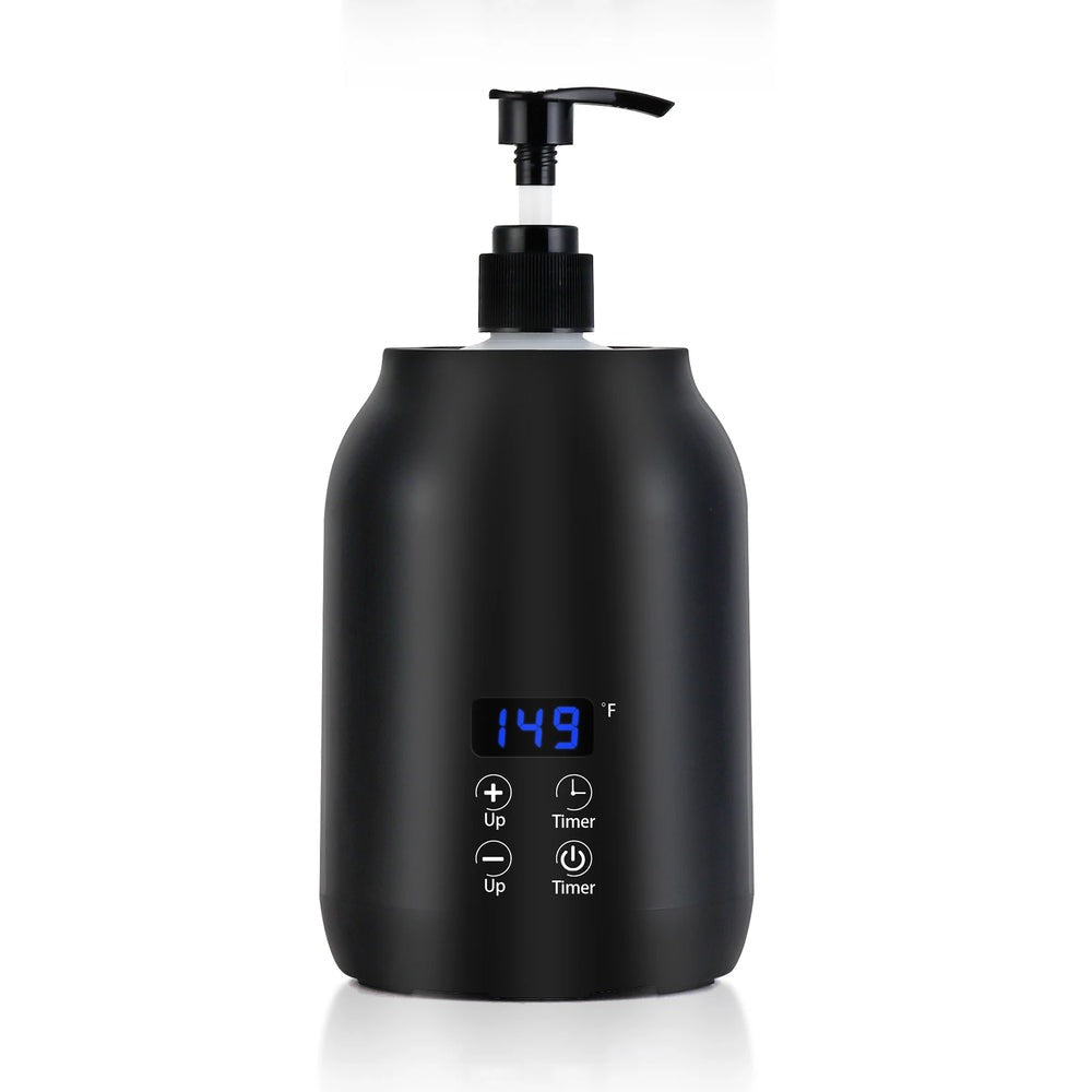 Chauffe-huile de massage noir à écran LED